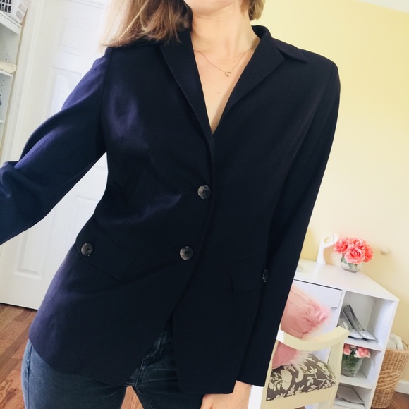 🔥 Anne Klein Deep Dark Purple  Career Blazer - Picture 3 of 7